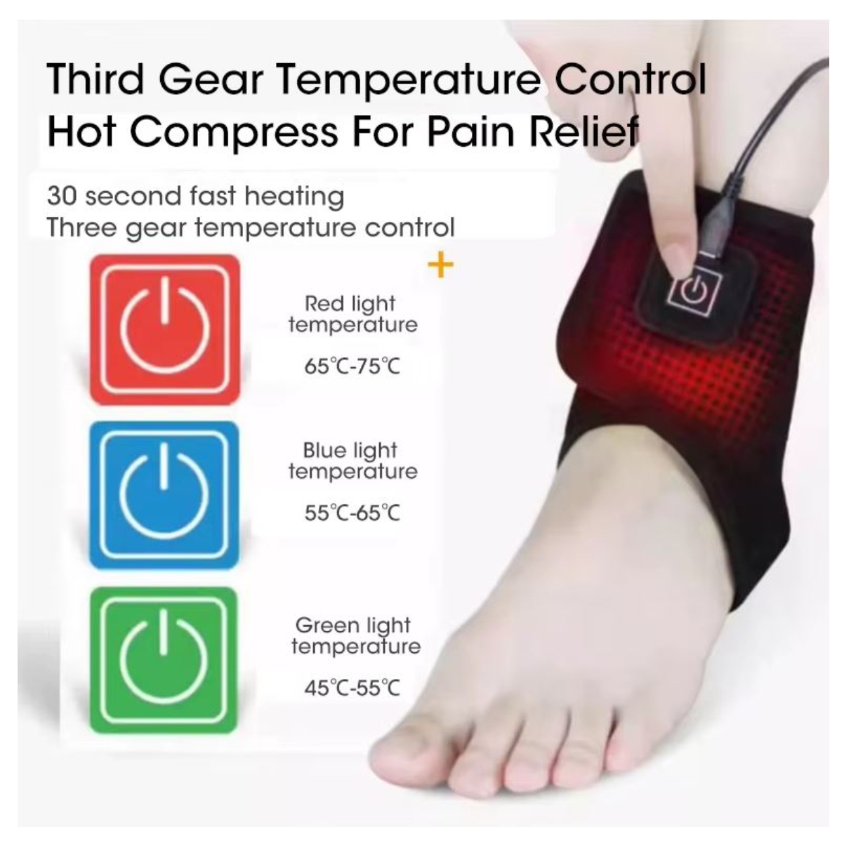 Miniatura 2 de Tobillera electrica 3 Niveles Tobillo